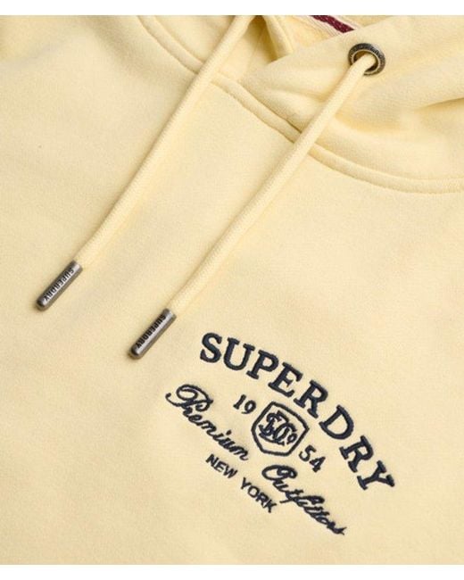 Superdry Natural Luxe Casual Embroidered Relaxed Hoodie