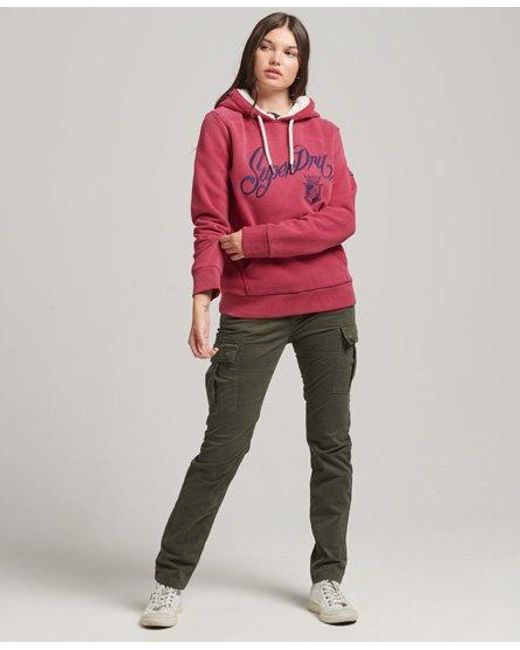 Superdry Red Pride & Craft Hoodie