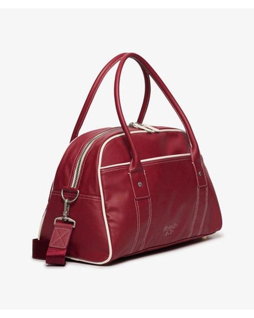 Superdry Red & Co Vintage Bowling Bag