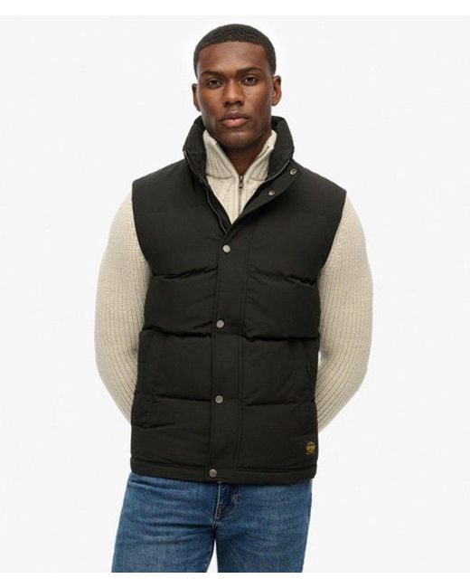 Superdry Blue & Co Everest Non-hooded Gilet for men
