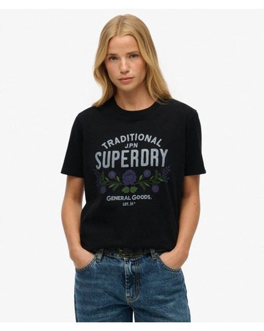Superdry Black Lot 54 T-shirt