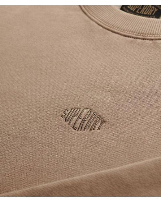 Superdry Natural & Co Micro Logo Crew for men