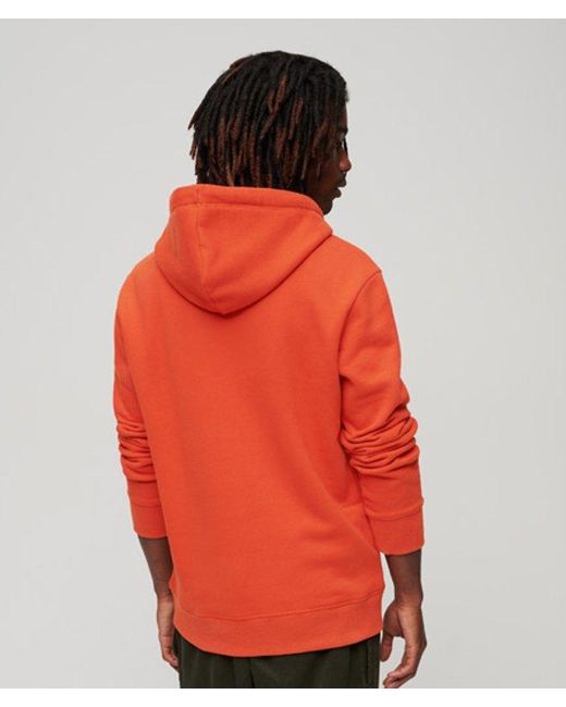 Superdry Red & Co Essential Logo Hoodie for men