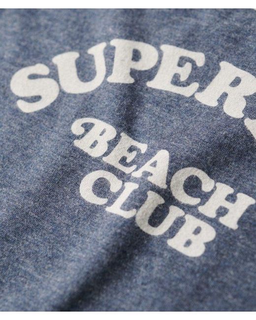 Superdry Blue & Co Athletic Essentials Branded Cami Top