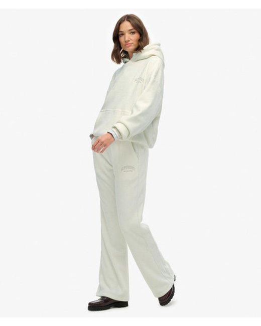 Superdry White & Co Country Club Velour Straight joggers