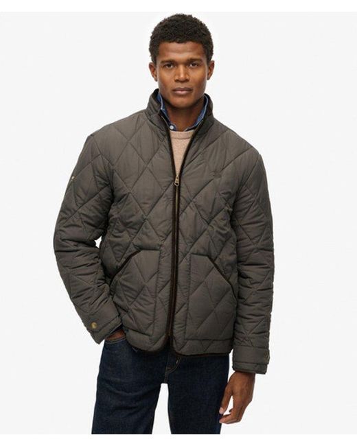 Superdry Gray & Co Quilted Estate Liner Jacket for men