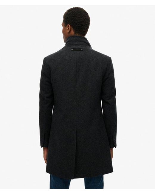 Superdry Black & Co The Merchant Store - Town Coat for men