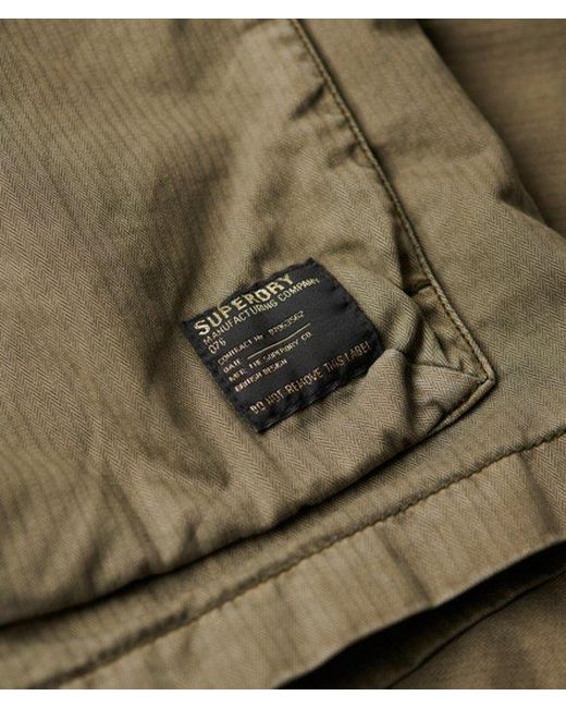 Superdry Green Military M65 Lightweight Jacket for men