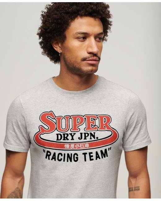 Superdry Klassiek Reworked T-shirt Met Print in het Gray voor heren