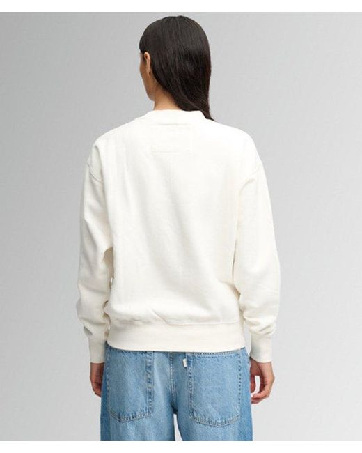 Superdry White & Co Vintage Workwear Crew Neck Sweatshirt