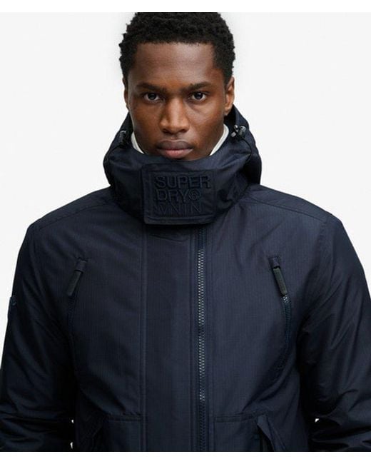 Superdry Blue & Co Hooded Arctic Windcheater Jacket for men