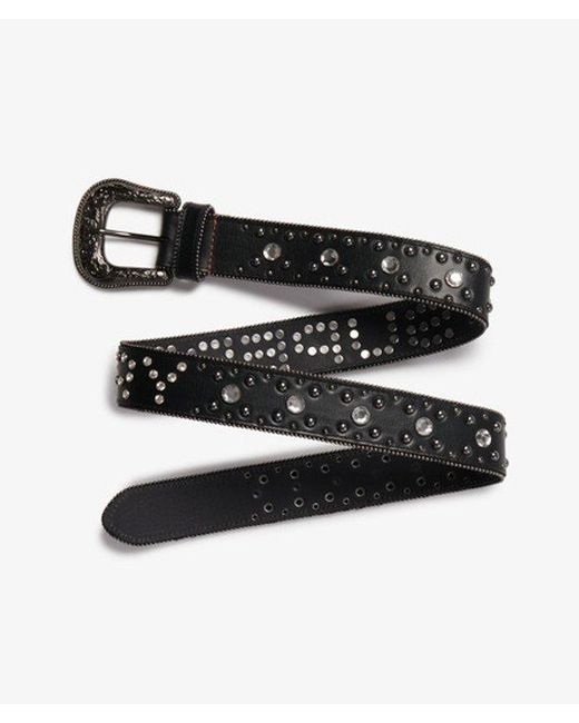 Superdry Riem Met Stras in het Black