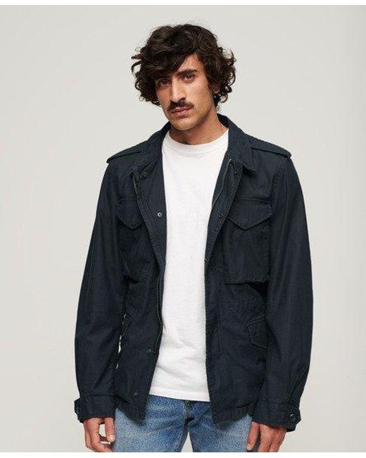 Superdry Blue The Merchant Store - Field Jacket for men