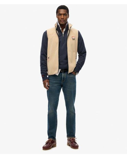 Superdry Blue & Co Active Fleece Gilet for men