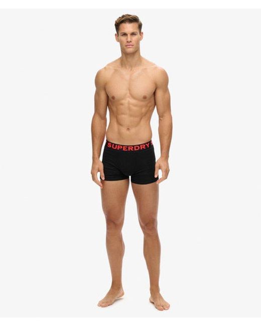 Superdry White Boxer Triple Pack for men