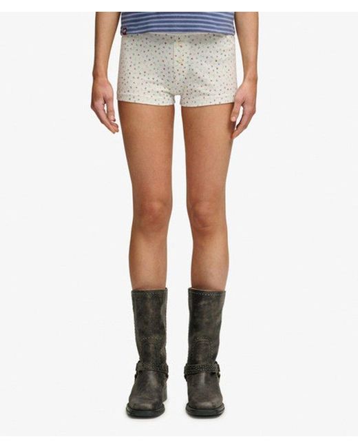 Superdry Gray & Co Athletic Essentials Jersey Pyjama Shorts