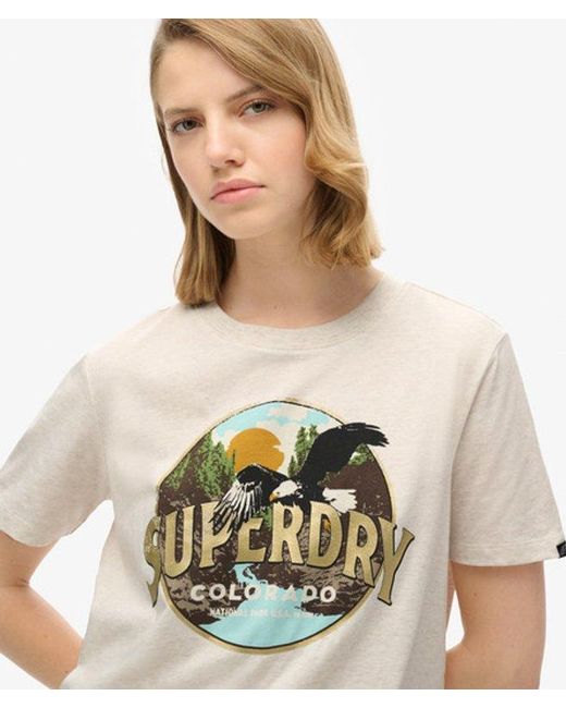Superdry White & Co Travel Souvenir Relaxed T-shirt