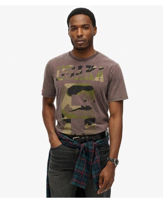 Superdry Brown & Co Osaka Loose T-shirt for men