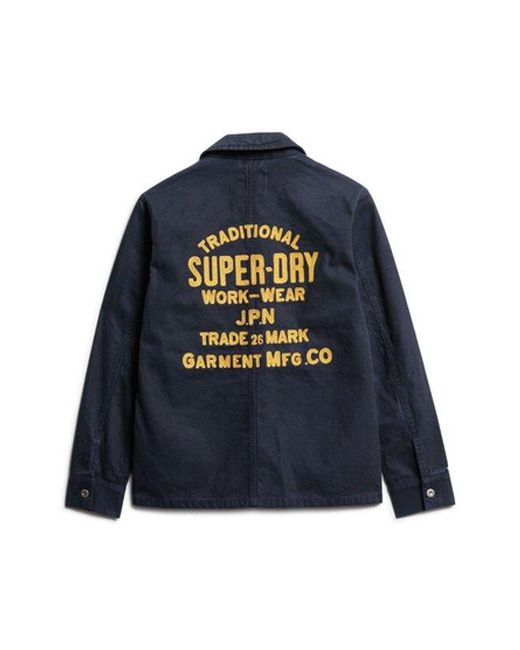 Superdry Blue & Co Canvas Chore Jacket