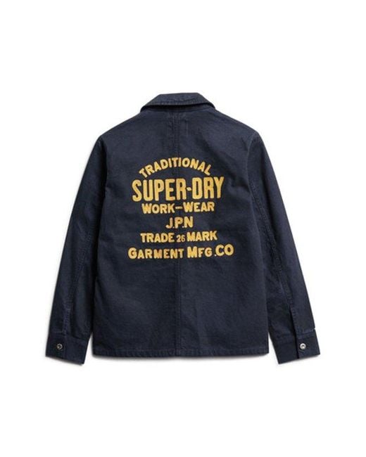 Superdry Blue & Co Canvas Chore Jacket