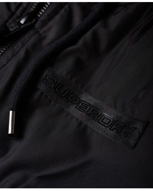 Superdry Black Rookie Flight Bomber Jacket for men