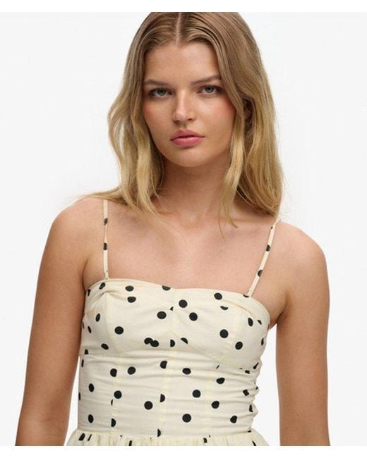Superdry Green & Co Corset Cami Mini Dress