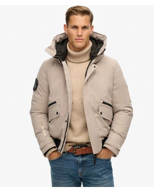Superdry Natural City Padded Bomber Jacket for men