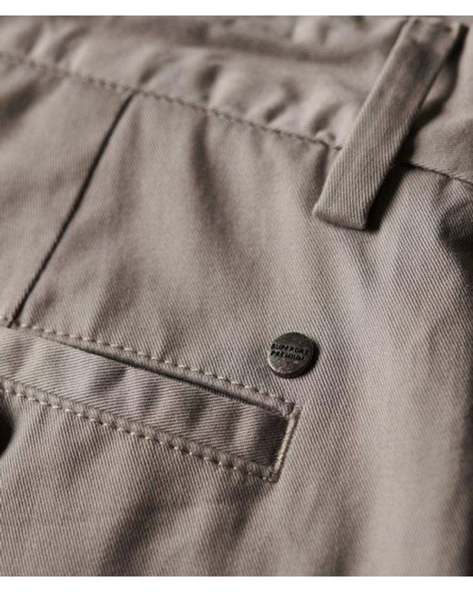 Superdry Gray & Co Stretch Chino Shorts for men
