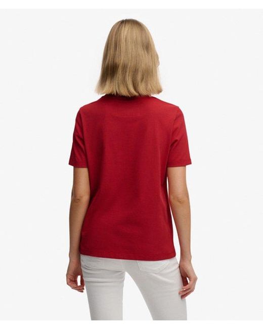 Superdry Red Varsity Script T-Shirt