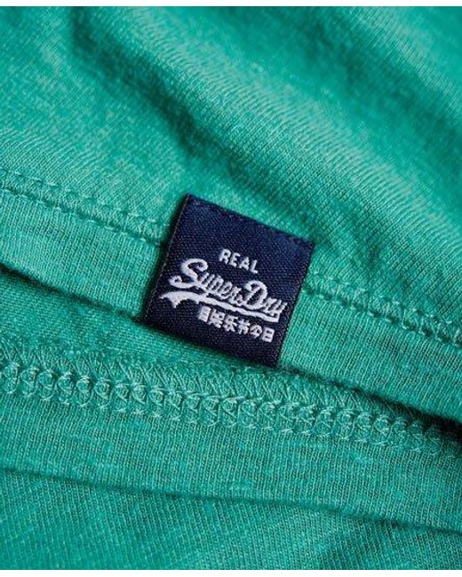 Superdry Green Viscose Neppy Tank Top