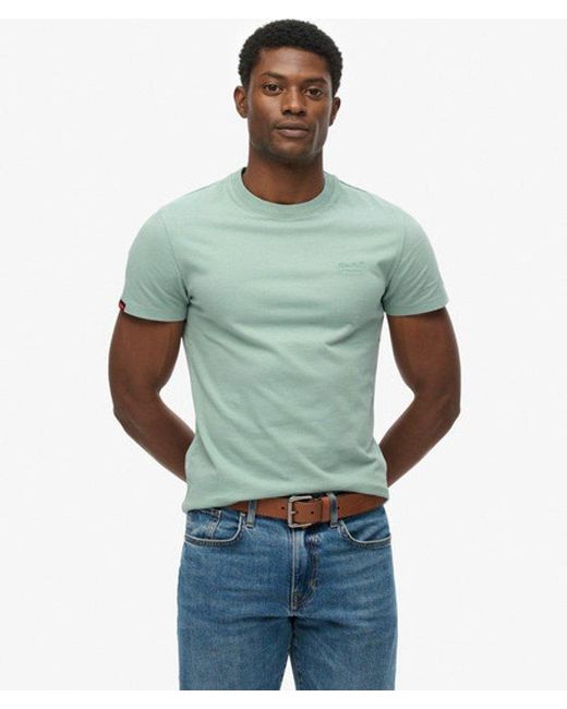 Superdry Green Essential Logo T-Shirt for men