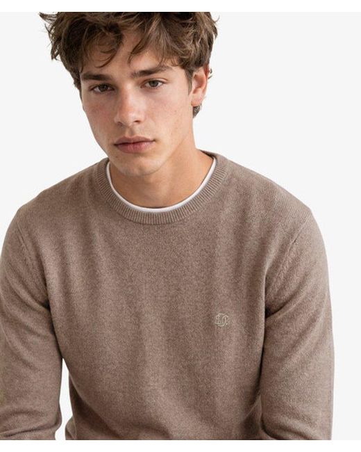 Superdry Blue & Co Essentials Cotton Jumper for men