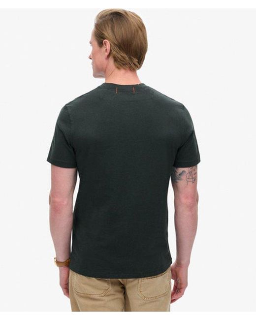 Superdry Black & Co Classic Graphic Print Cotton T-shirt for men