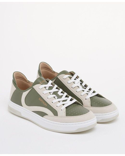 Superdry Vegan Basket Lux Low Trainers 