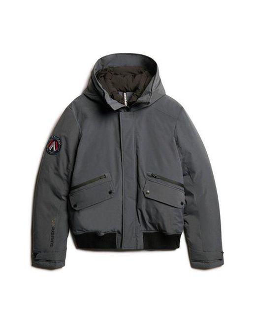 Superdry Gray & Co City Padded Bomber Jacket for men
