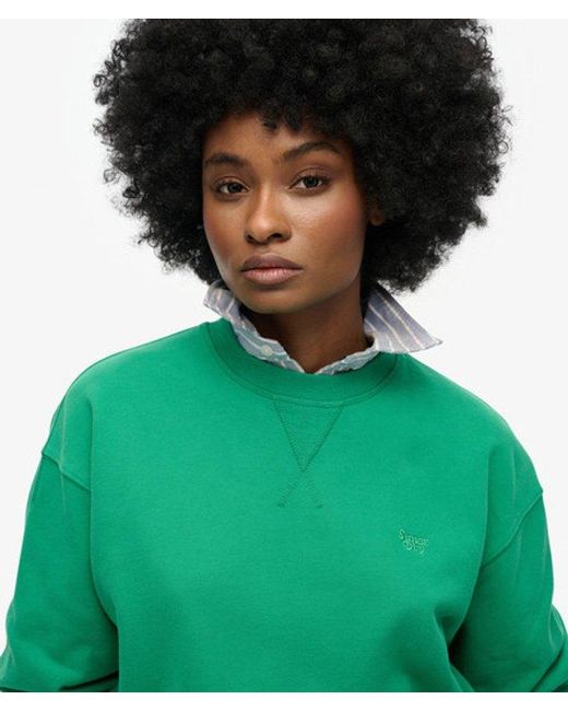 Superdry Green Studios Crew Sweatshirt