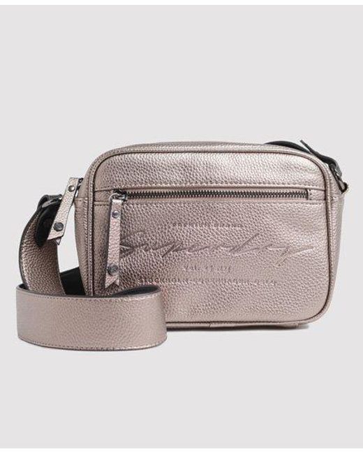 Superdry Blue Delwen Chunky Strap Cross Body Bag Nugget