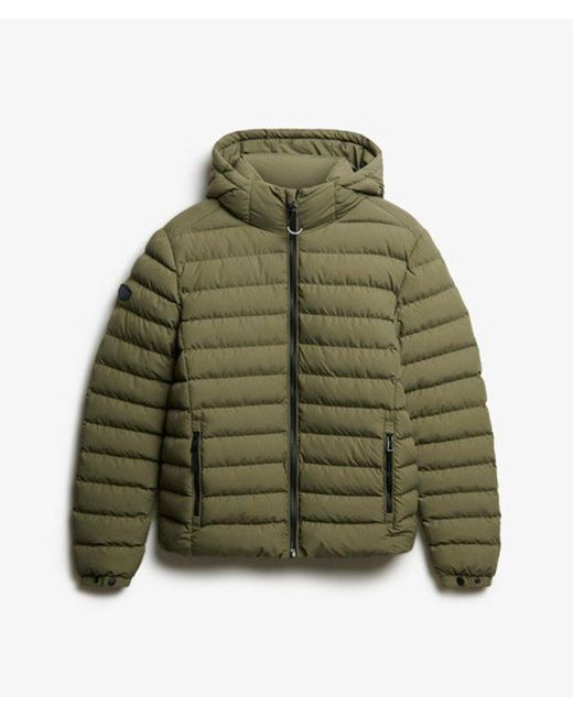 Superdry Green & Co Hooded Fuji Padded Jacket for men