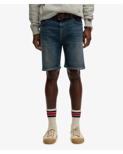 Superdry Blue & Co Vintage Straight Shorts for men