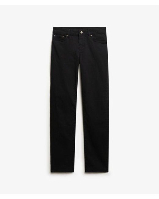 Superdry White & Co Mid Rise Slim Sateen Pants