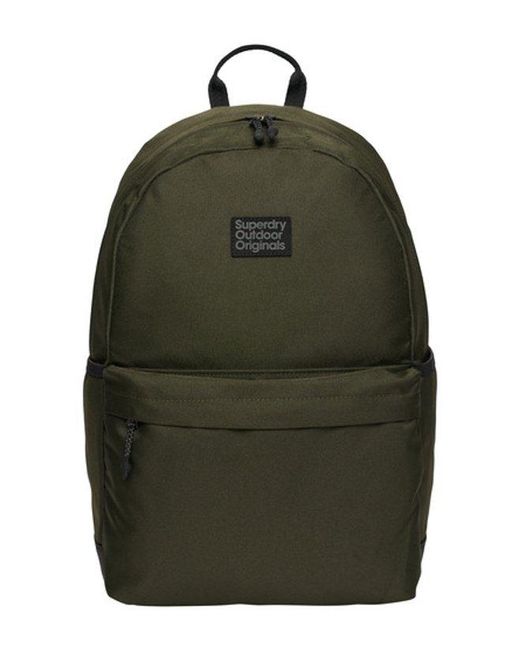 Superdry Green Classic Patch Montana Backpack