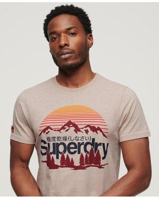 Superdry Natural Classic Great Outdoors Graphic T-shirt for men