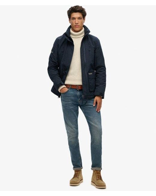 Superdry Ultimate Windbreaker Jas in het Blue voor heren