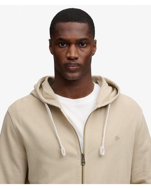 Superdry Natural & Co Classic Essential Zip Hoodie for men