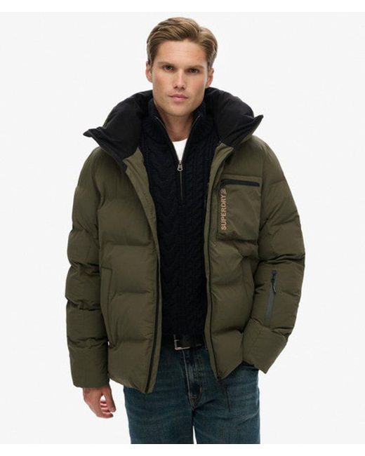 Homme Veste Matelassée Ski Sports Taille Superdry pour homme en coloris Green