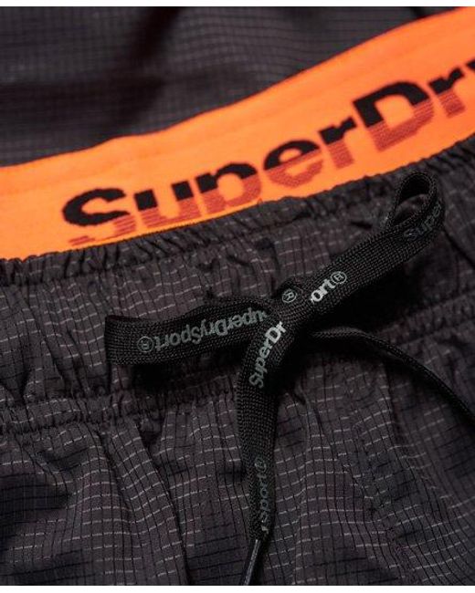 Superdry Black Core Training Running Short Ripstop for men