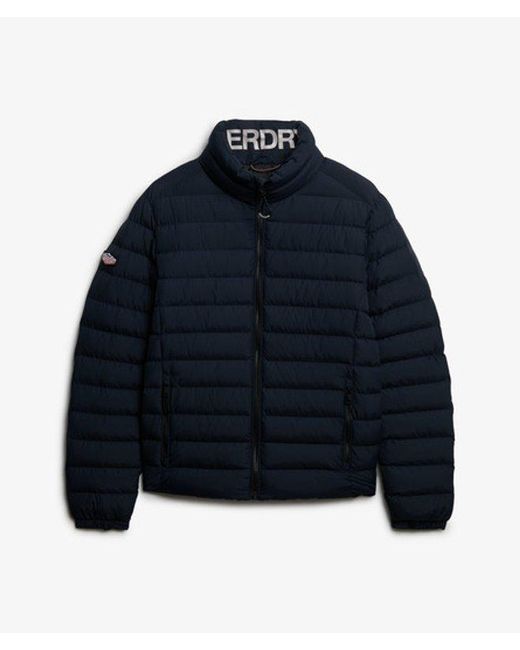 Superdry Blue & Co Fuji Printed Padded Jacket for men