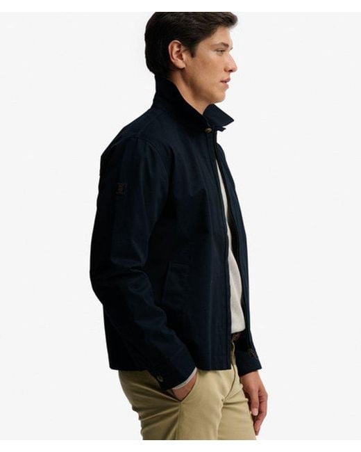 Superdry Blue & Co Collared Harrington Jacket for men