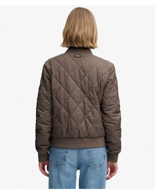 Superdry Brown & Co Liner Bomber Jacket