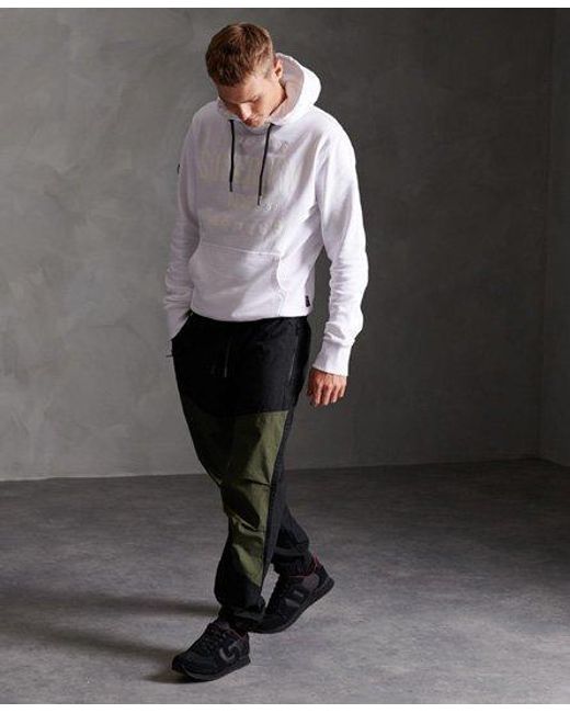 Superdry Black Utility Track Pants for men
